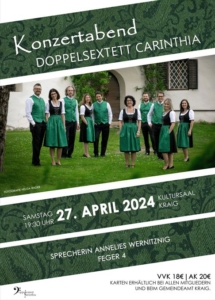 Doppelsextett Carinthia - Konzert @ Kraig: Kultursaal