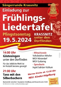Sängerrunde Kraßnitz - Frühlingsliedertafel @ Kraßnitz: unter den Dorflinden