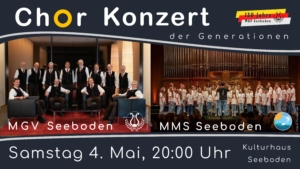 MGV Seeboden - Chorkonzert @ Seeboden: Kulturhaus